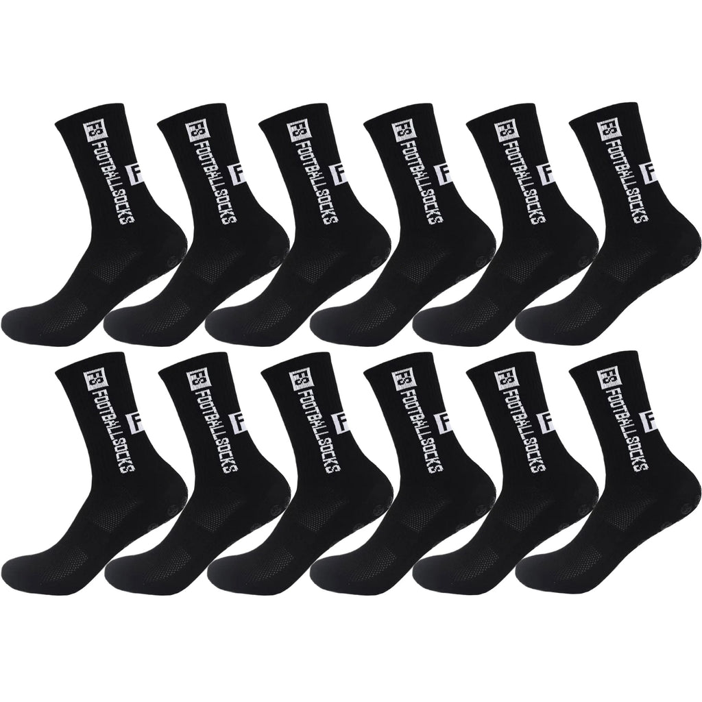 Football Socks Non Slip Grip for Men Women Basketball Baseball Soccer Cycling Running Hiking Tennis Skateboard Exercise Quick Pick Grocers