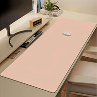 1pc Large Faux Leather Mouse Pad, Non-Slip Waterproof Desk Pad for Office, Desk, Mouse Pads for DeskEasy To Clean, Mouse Pads Quick Pick Grocers