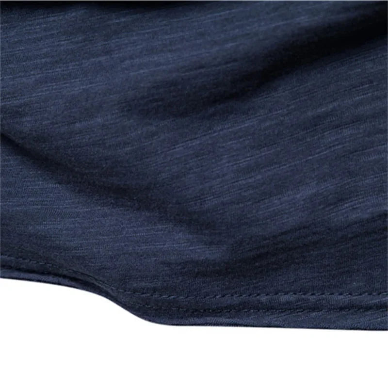 Brand Quality 100% Cotton Men T-shirt V-neck Fashion Design Slim Fit Soild Male Tops Tees Short Sleeve Quick Pick Grocers