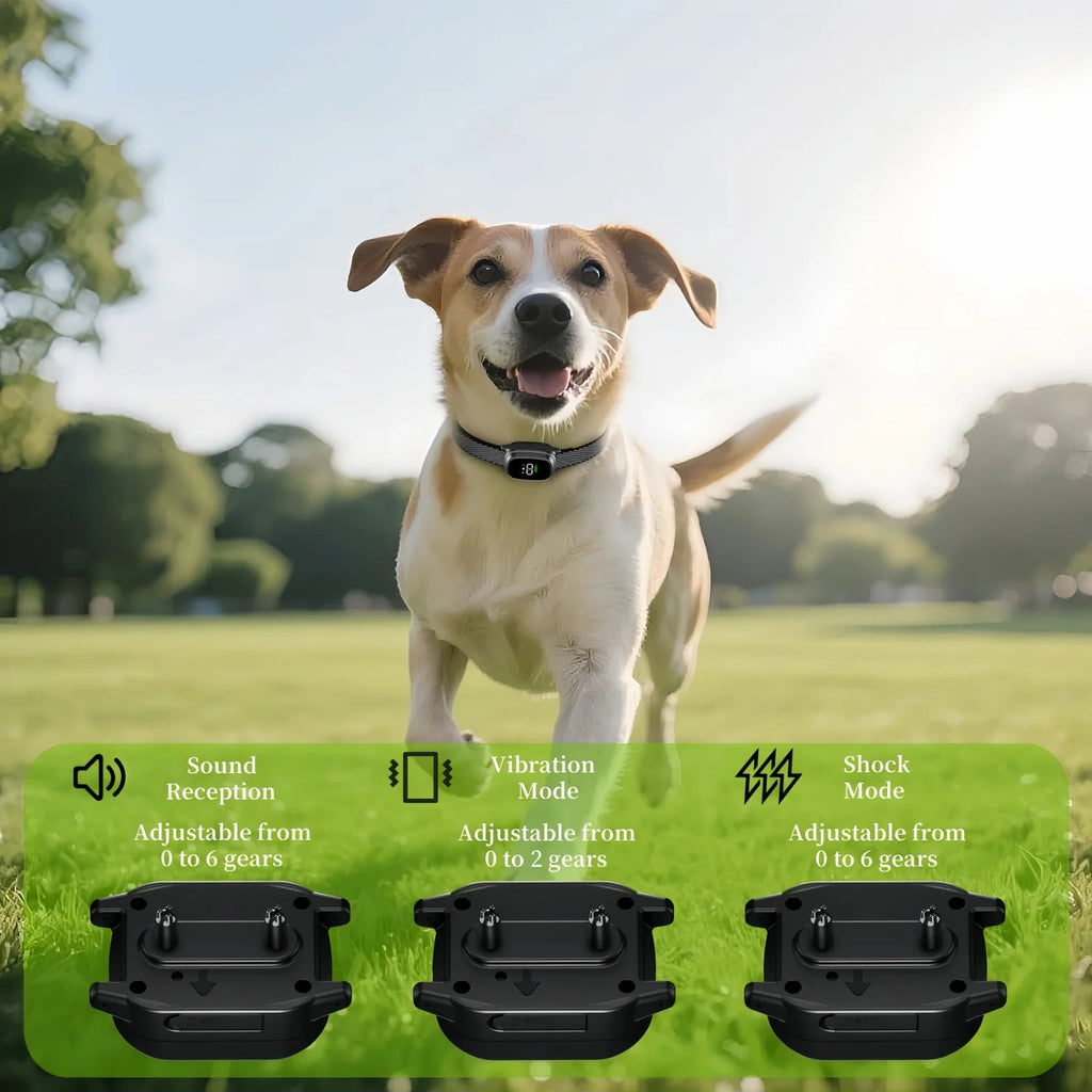 YHLC Automatic Anti Barking Dog Collar, Rechargeable Bark Stopper, Stop Barkin, Electric Training Collar for Dog Quick Pick Grocers