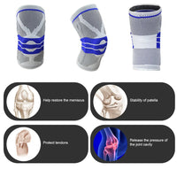 Knee Brace Knee Support Knee Pads Knee Compression Sleeve for Running Meniscus Tear Arthritis Joint Pain Relief Men Women Quick Pick Grocers