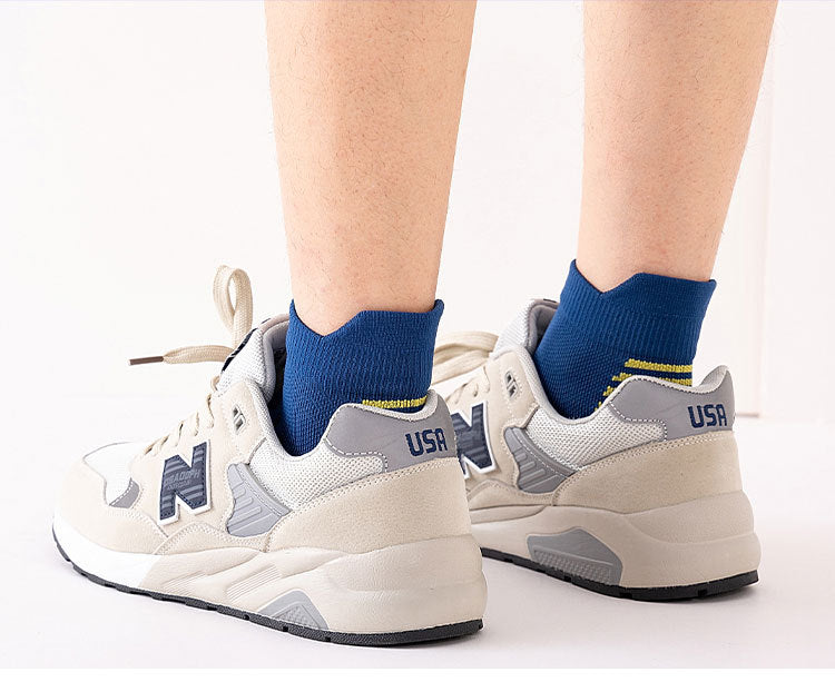 6/5/3 Pairs Men's Athletic Socks Sports Breathable Outdoor Running Compression Socks Cotton Training Long Black Stretch Socks Quick Pick Grocers