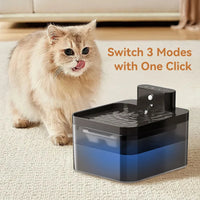 ROJECO Wireless Automatic Cat Water Fountain 2600mAh Pet Water Dispenser For Dog Cat Infrared Sensor Smart Pet Drinkier Fountain Quick Pick Grocers