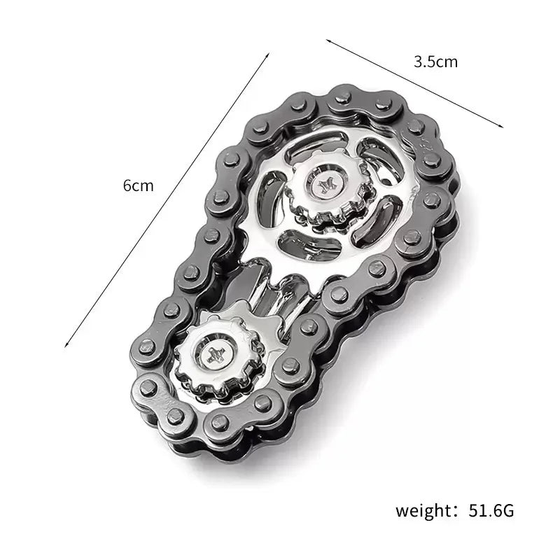 Metal Fidget Spinner Office Desk Toy Stress Relief Gears Hand Spinner for Adults desk decoration home decor Relieve stress relax Quick Pick Grocers