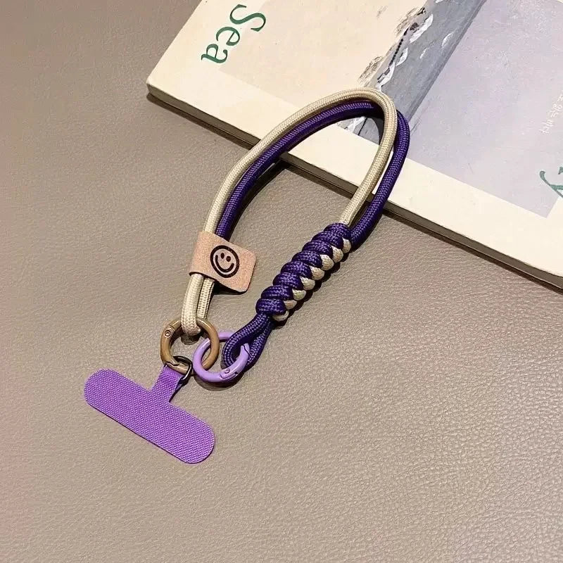 Mobile Phone Lanyard Luxury Braided Wrist Mobile Phone Lanyard Hand-held Pendant Anti-fall Multifunctional Wristband Quick Pick Grocers