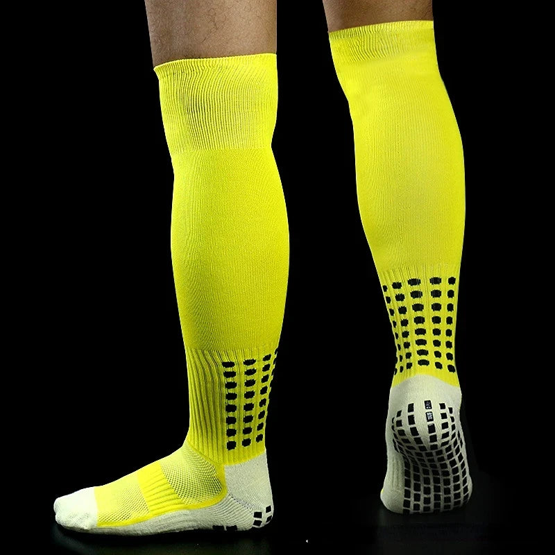 New Long Football Socks Silicone Suction Cup Grip Anti Slip Soccer Socks Sports Men Women Baseball Rugby Socks Quick Pick Grocers