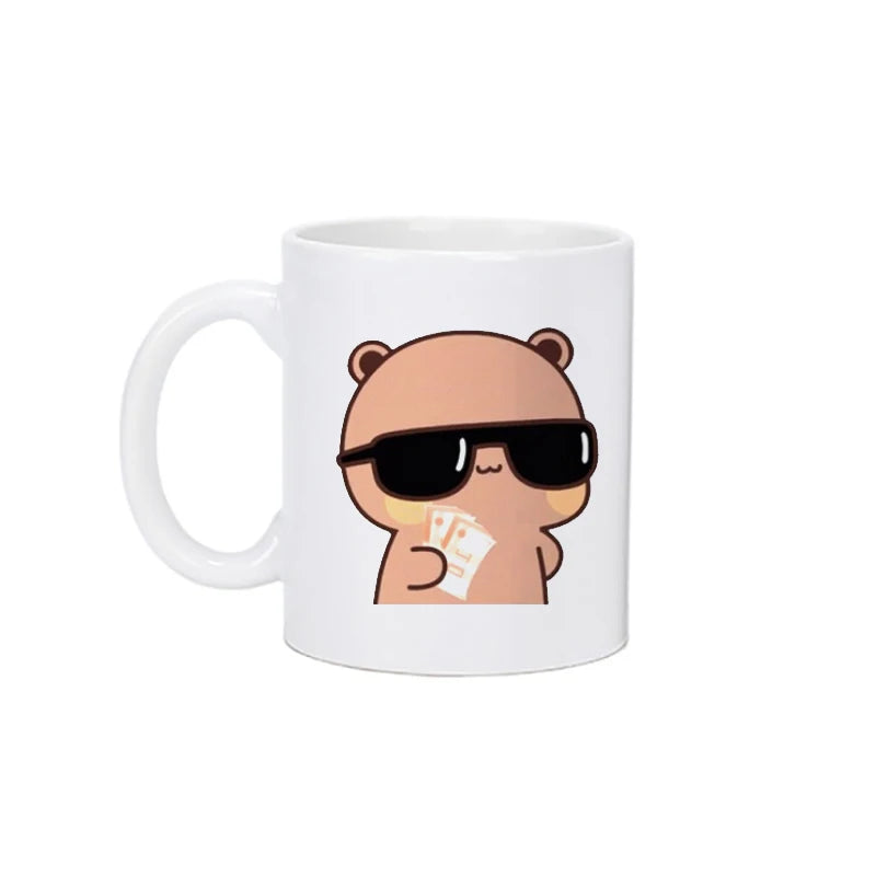 Panda Bear Bubu Dudu Coffee Milk Cup Mocha Cat Panda Bear Couple Christmas Mug Kawaii Cups Original Mugs Free Shipping Drinkware Quick Pick Grocers
