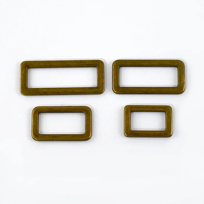 5/10Pcs 20-50mm Metal Ring Buckles for Bag Strap Tri Glide Slider Clasp Webbing Dog Belt Adjuster Hooks DIY Hardware Accessories Quick Pick Grocers