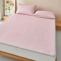 Breathable Cooling Mattress Comfortable Washable Ice Silk Bed Mat Pad Soft Skin-friendly Summer Sleeping Mat Household Quick Pick Grocers