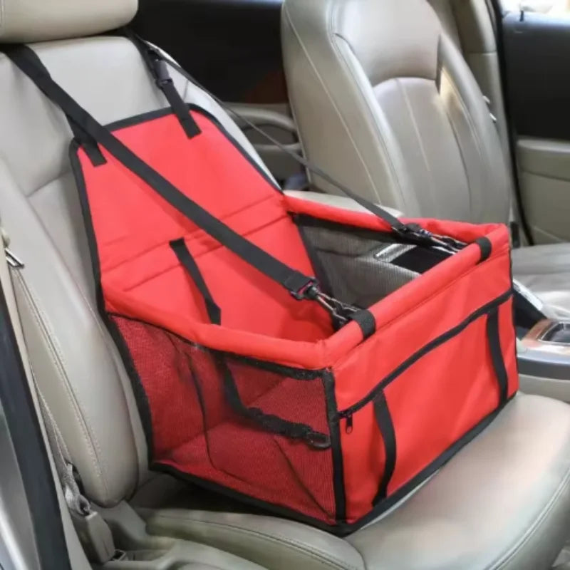 Dog Car Seat Cover Foldable Hammock Pet Harness Cat Bag Basket Stable and Foldable Travel Pet Dog and Cat Safety Car Seat Quick Pick Grocers
