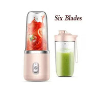 Portable Blender Bottle Electric 6 Blades Multifunction Juice Blender Fresh Juice Smoothie Blender Ice CrushCup Food Processor Econic Blanks