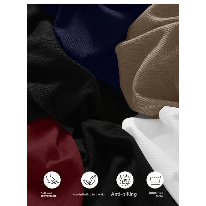 Threaded New Short Sleeved Top for Women Summer Fashion Versatile Base Shirt Plus Size Slim Fit V-neck T-shirt Casual and Sexy Quick Pick Grocers