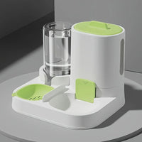 1-Pack Automatic Gravity-Fed Cat Water Dispenser & Feeder - Spill-Proof Large Capacity One-Piece Design, Quick Pick Grocers