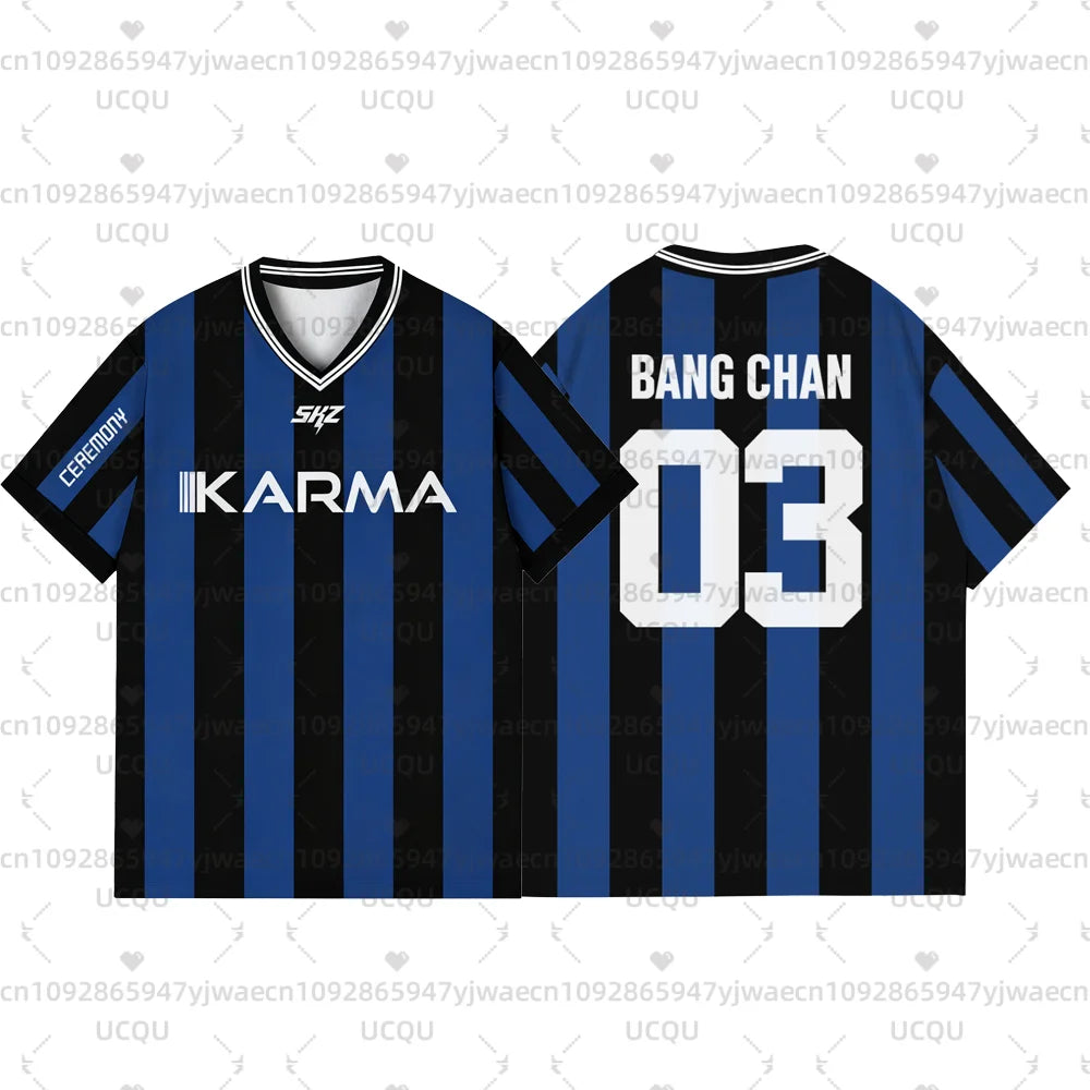 Adult Women's Men's Boys' Casual Sporty KARMA Ceremony 3D Print Graphic T-Shirt Girl Tee Outdoor Sports T-shirt Quick Pick Grocers