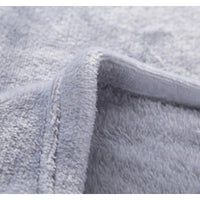 2025 new solid color simple plush blanket multi-functional Farley plush thickened warm blanket Purest Peak