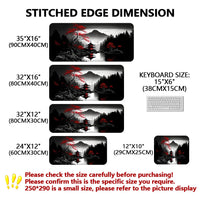 Sakura Scenery Mouse Pad Large Anti-Slip Rubber Gaming MousePad Durable Thick Seam Edge Suitable for Office and Gaming Desk Mats Quick Pick Grocers