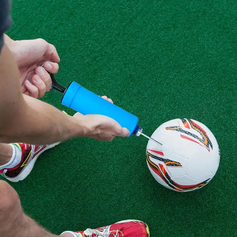 Air Pump Portable Sports Ball Hand Pump Manual Air Pump Fashionable Hand Air Pump with Needle for Volleyball  Soccer Basketball Quick Pick Grocers