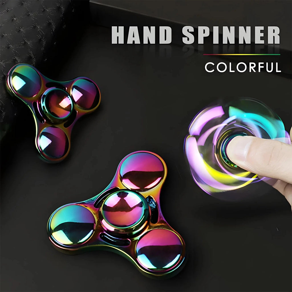 Stainless Steel Fidget Spinner 3 Minutes More - High Speed Precision Metal Hand Spinner for EDC, ADHD, Anxiety Econic Blanks