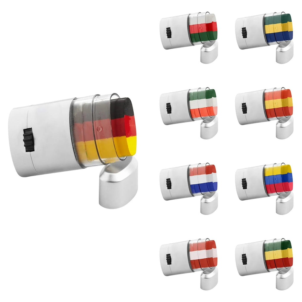 Country Flag Face Paint Stick Stripe Football Fan Brush Stick Face & Body Paint Football Game Cheering Cheerleading Decoration Quick Pick Grocers