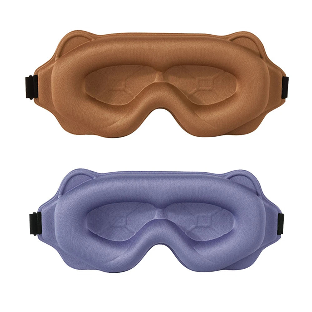 3D Sleeping Mask Block Out Light Sleep Mask For Eyes Soft Sleeping Aid Eye Mask for Travel Eyeshade Night Breathable Slaapmasker Quick Pick Grocers