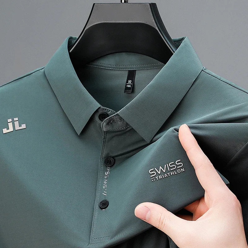 2026 New Men's Regular Fit Short Sleeve Polo Shirt Soft Comfortable Fabric Casual Sport Summer Fashion Top Tee Quick Pick Grocers
