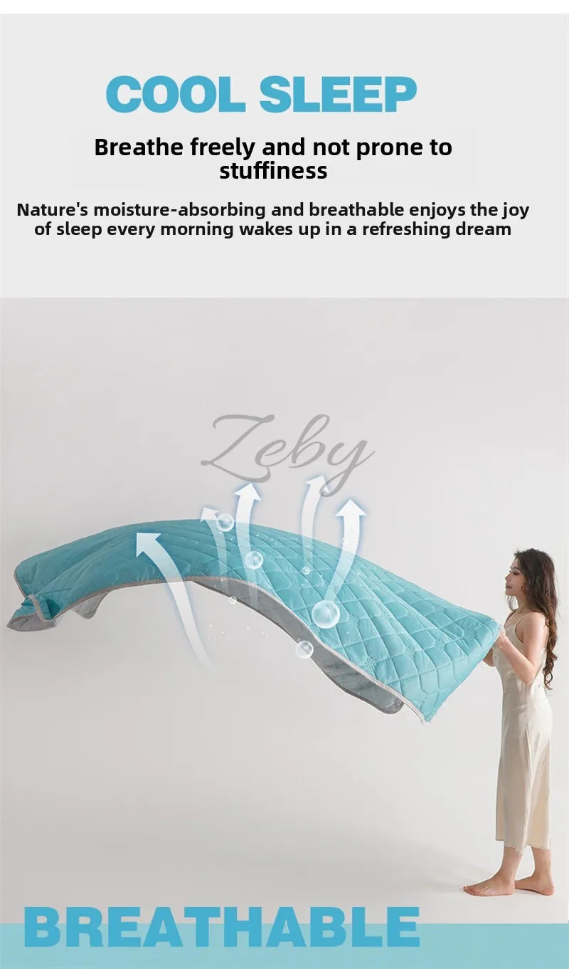 Grade A Cooling Summer Blanket for Bed Soft Breathable King Summer Quilt Queen Air Condition Comforter Lightweight Cool Duvet Quick Pick Grocers