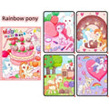Watercolor Painting Magic Book Reusable for Children Animal Cartoon Painting Book Suitable for Children's Education and Learning Econic Blanks