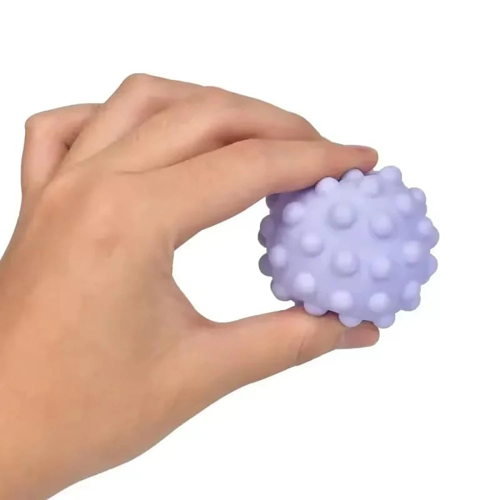 6Pcs Textured Multi Ball Set Develop Tactile Senses Toy Baby Touch Hand Ball Toys Training Ball Massage Soft Balls Kids Gifts Purest Peak