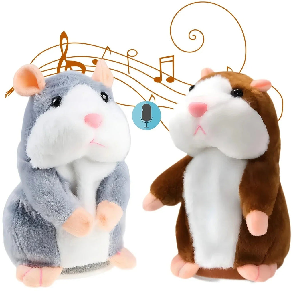 Learn To Imitate Talking Little Hamster Animal Plush Funny Toy Talking Nod Hamster Doll Soothing Crying Baby Toy Kids Gift Quick Pick Grocers