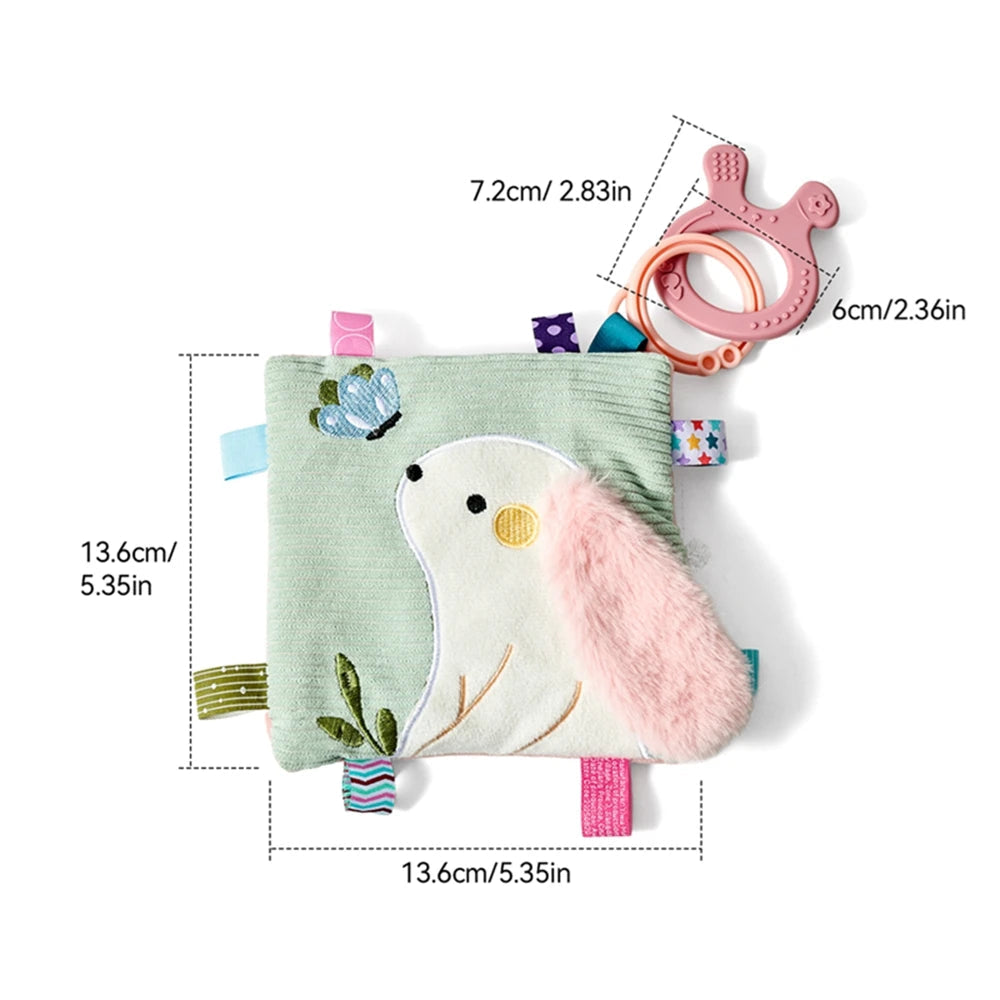 Montessori cloths Toys Magic Cotton Animal Tissue Box Kids Finger Exercise Cloth Busy Box Toys Baby Educational Activity Sensory Purest Peak