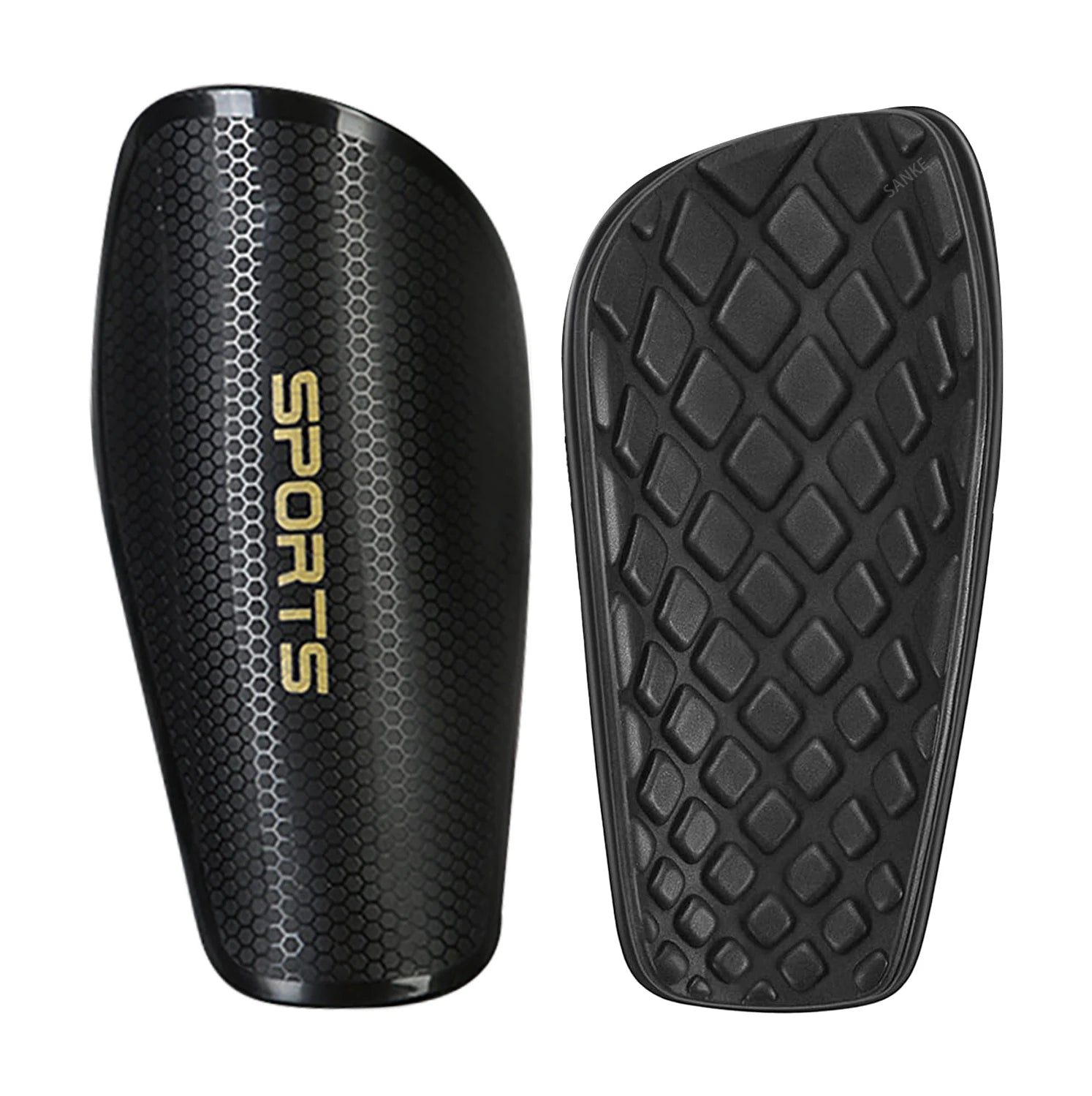 Sanke 1 Pair Soccer Football Shin Guard Teens Socks Pads Professional Shields Legging Shinguards Sleeves Protective Gear Quick Pick Grocers
