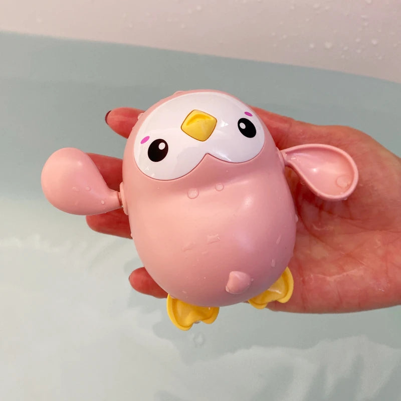 Baby Bath Toys Bathing Cute Swimming Turtle Whale Pool Beach Classic Chain Clockwork Water Toy For Kids Water Playing Toys Quick Pick Grocers