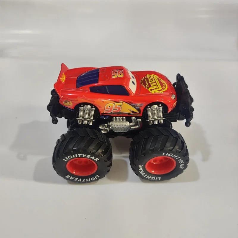 Disney Pixar Cars Toy Lightning McQueen Metal Mode Return Car Jackson Storm Mater Inertial Force Car Model Toy Kid Birthday Gift Quick Pick Grocers