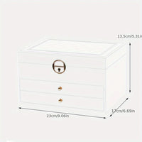 1PC Jewelry Storage Box, Necklace Earrings Jewelry Storage Box, Ideal choice for Gifts Purest Peak