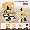 120 Level Hidden Block Puzzle 6 Years ABS Material Interesting Enhances Logic and Spatial Reasoning Suitable for 6Year Olds Econic Blanks