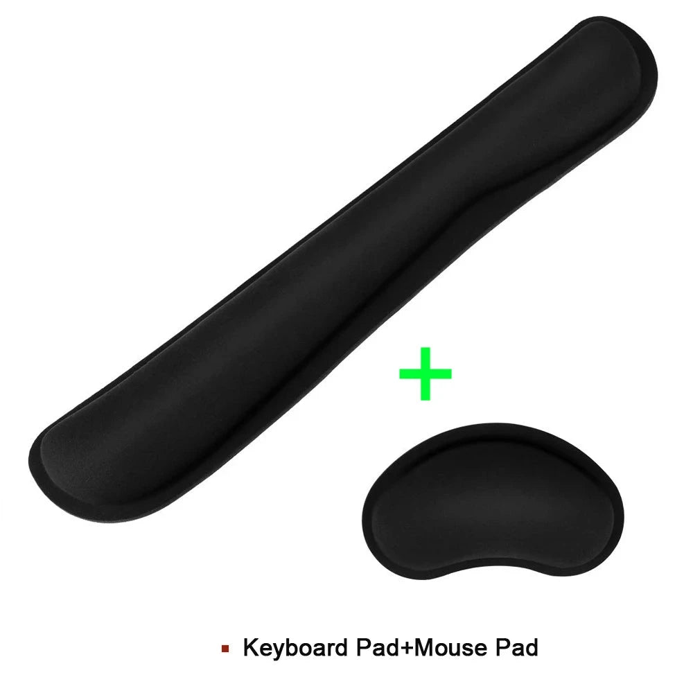 RAKOON Mouse Pad with  Wrist Rest Non-Slip Base Wrist Rest Pad Ergonomic Mousepad for Typist Office Gaming PC Laptop Econic Blanks