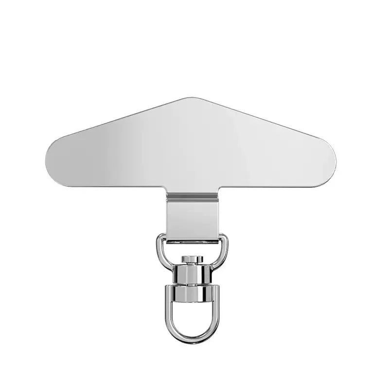 Anti-Lost Phone Lanyard Universal Replacement Connector Tether Tab Clip Metal Card Pad Adapter for IPhone Samsung Secure Fit Quick Pick Grocers