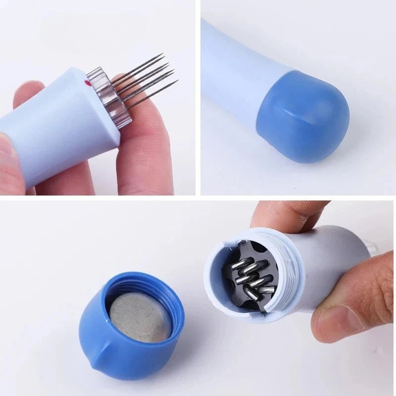 Hot Sale Felting Needle with 7Needles Plastic Household Handmade DIY Starter Tool Materials Blanket Crafts Security Storage Econic Blanks