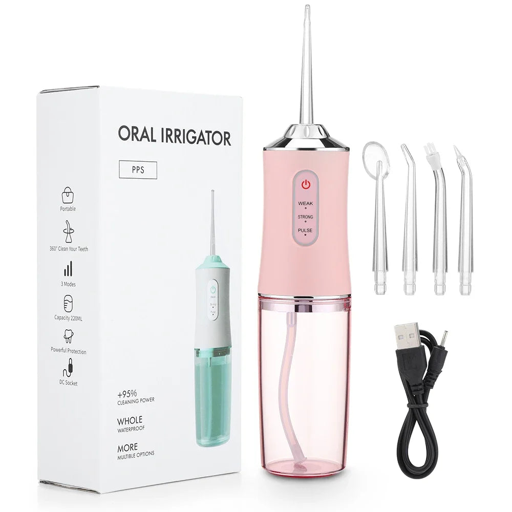 Oral Irrigator Dental Water Jet Flosser Appliance Pick Floss Dentistry Mouth Washing Machine Teeth Whitening Cleaning Tools Econic Blanks