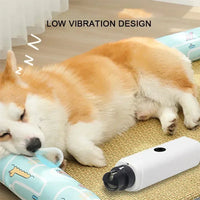 New Electric Pet Nail Grinder – USB Rechargeable LED Dog & Cat Clippers Econic Blanks