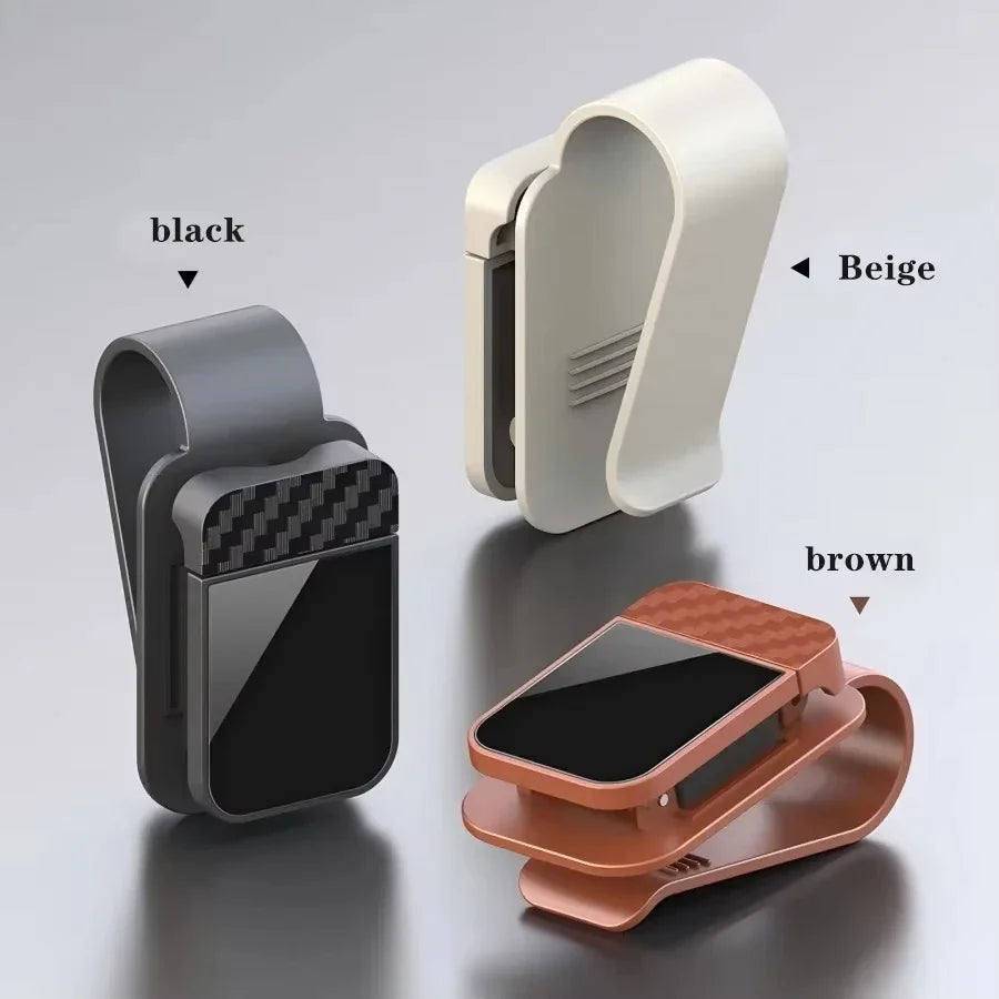 Car Sun Visor Sunglasses Clip Holder Stable Eyeglasses Hanger Card Ticket Organizer Interior Storage Clip Car Accessories Quick Pick Grocers