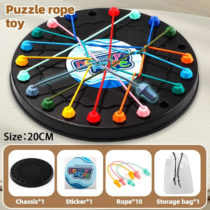 2025 Rope Breaking Puzzle Toy – Logic & Brain Training Game for Kids Econic Blanks