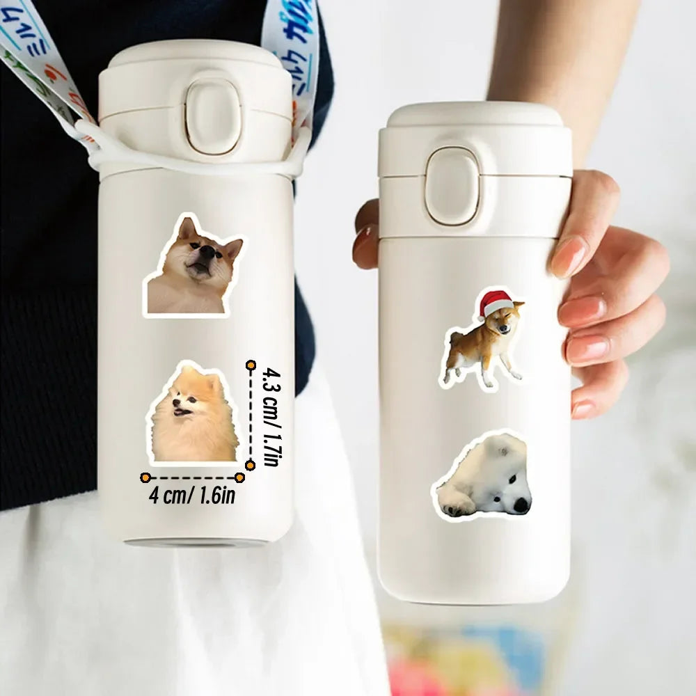 10/100/1000Pcs Funny Dog Stickers Cartoon Cute Decals Toy Guitar Phone Bicycle Laptop Notebook Luggage Car Graffiti Kids Sticker Quick Pick Grocers