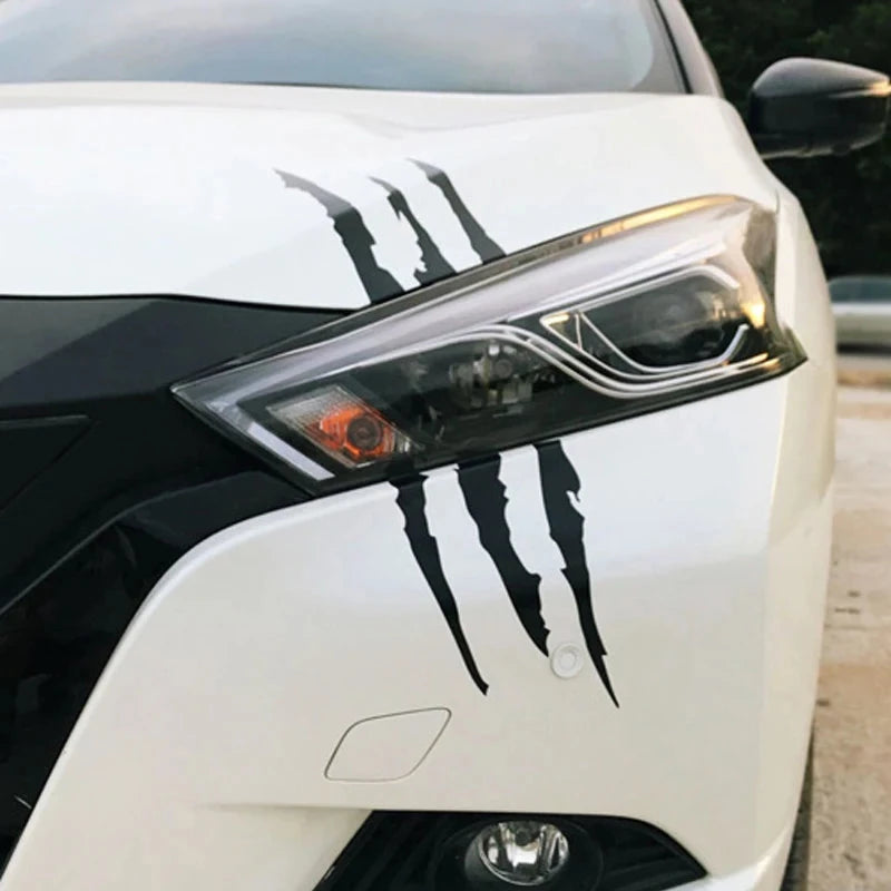 Car Sticker Reflective Monster Claw Scratch Stripe Marks Headlight Decal Auto Exterior Waterproof Vinyl Decal Car Accessories Econic Blanks