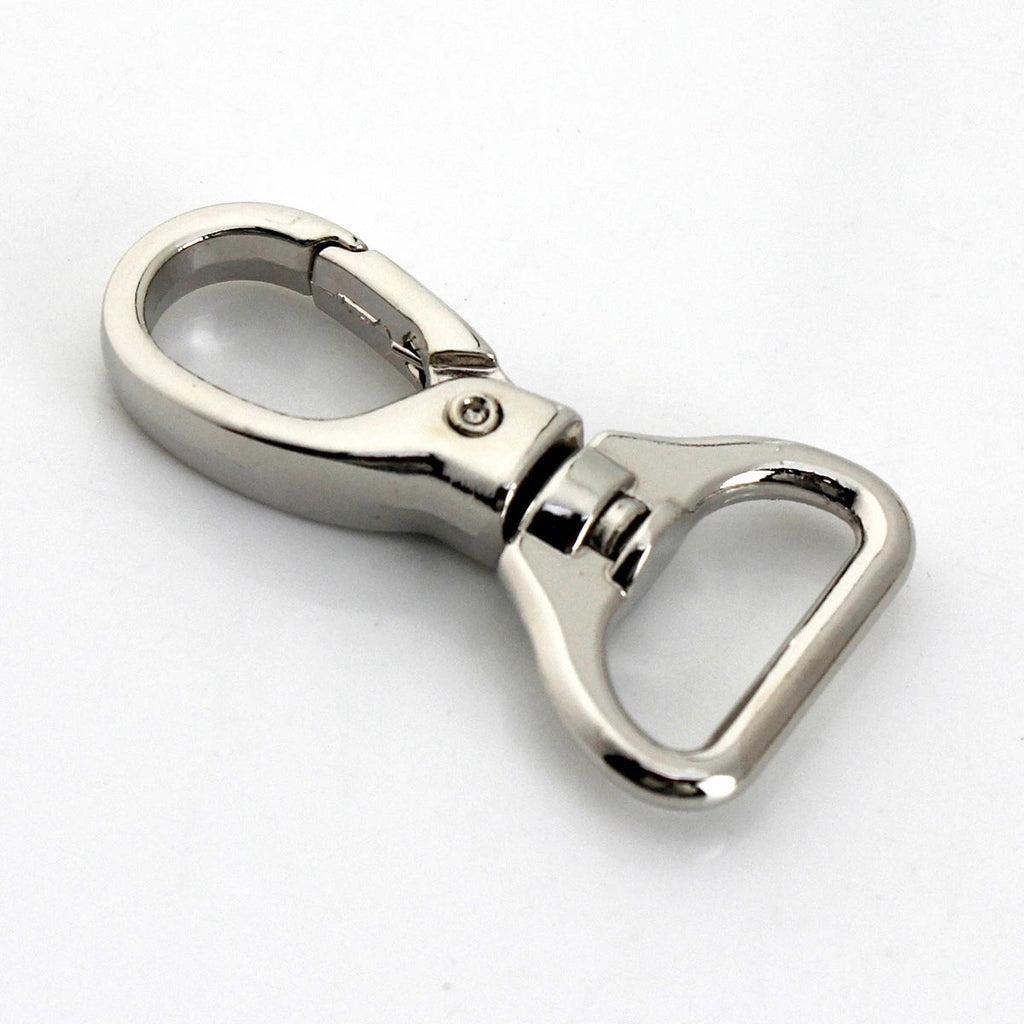 1piece Metal Carabiner Snap Hook Trigger Lobster Clasp Clip Swivel Spring Gate Leather Craft Pet Leash Bag Strap Belt Webbing Quick Pick Grocers