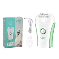 VGR Hair Remover Professional Epilator Electric Leg Body Rechargeable Underarms Portable Two Speeds Epilator for Women V-705 Quick Pick Grocers