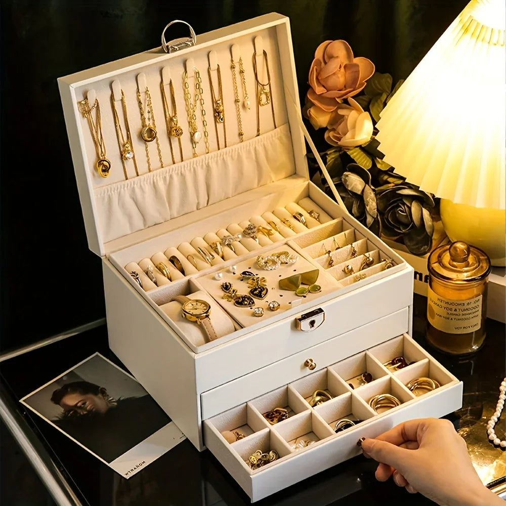 1PC Jewelry Storage Box, Necklace Earrings Jewelry Storage Box, Ideal choice for Gifts Purest Peak
