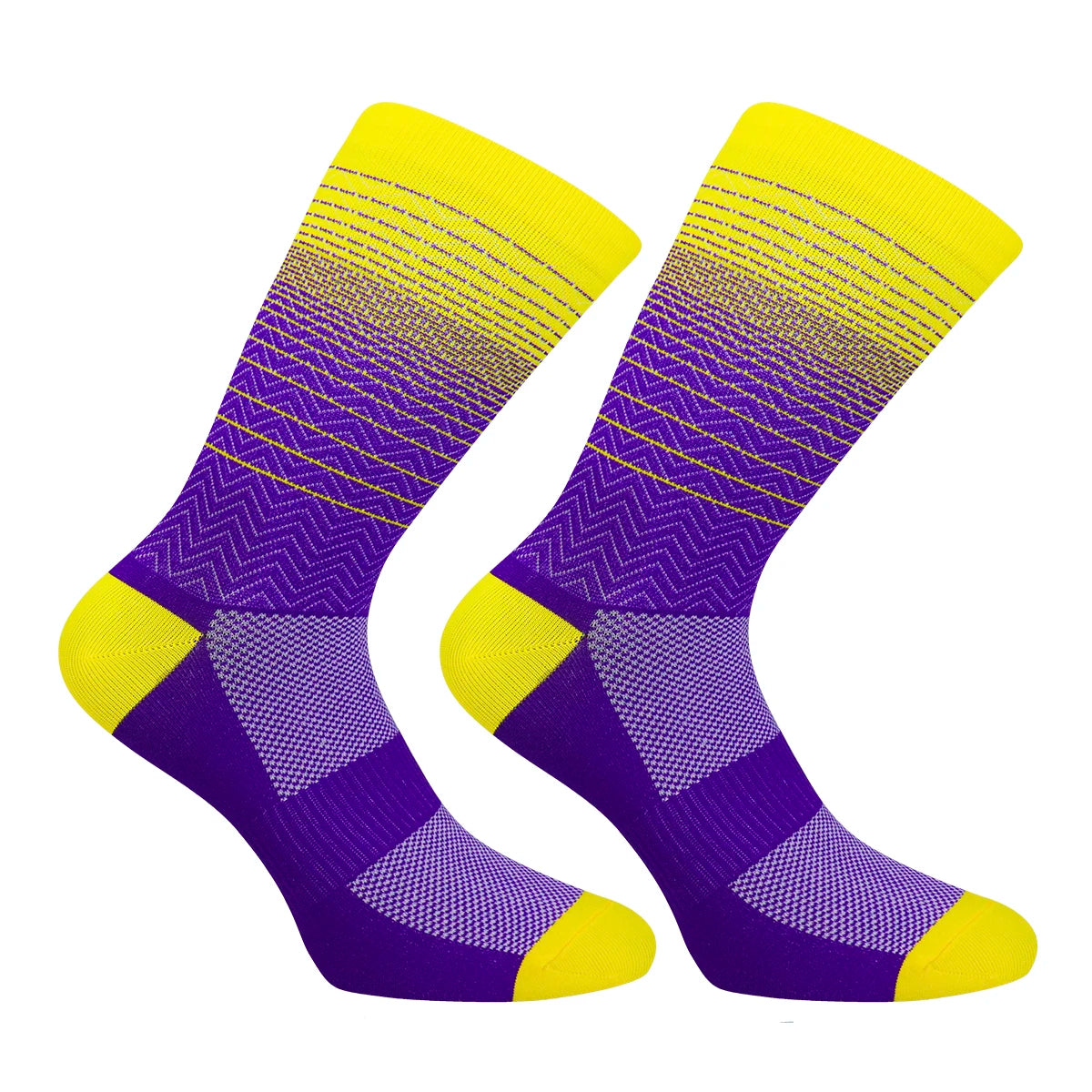 Cycling Socks Men Women Running Socks Breathable Wear-resistant Camping Hiking Socks Tube Compression Sports Socks