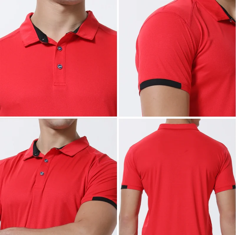 Casual Sports Quick-drying Lapel Short-sleeved POLO Shirt Cycling Suit Fitness Suit For Men Quick Pick Grocers