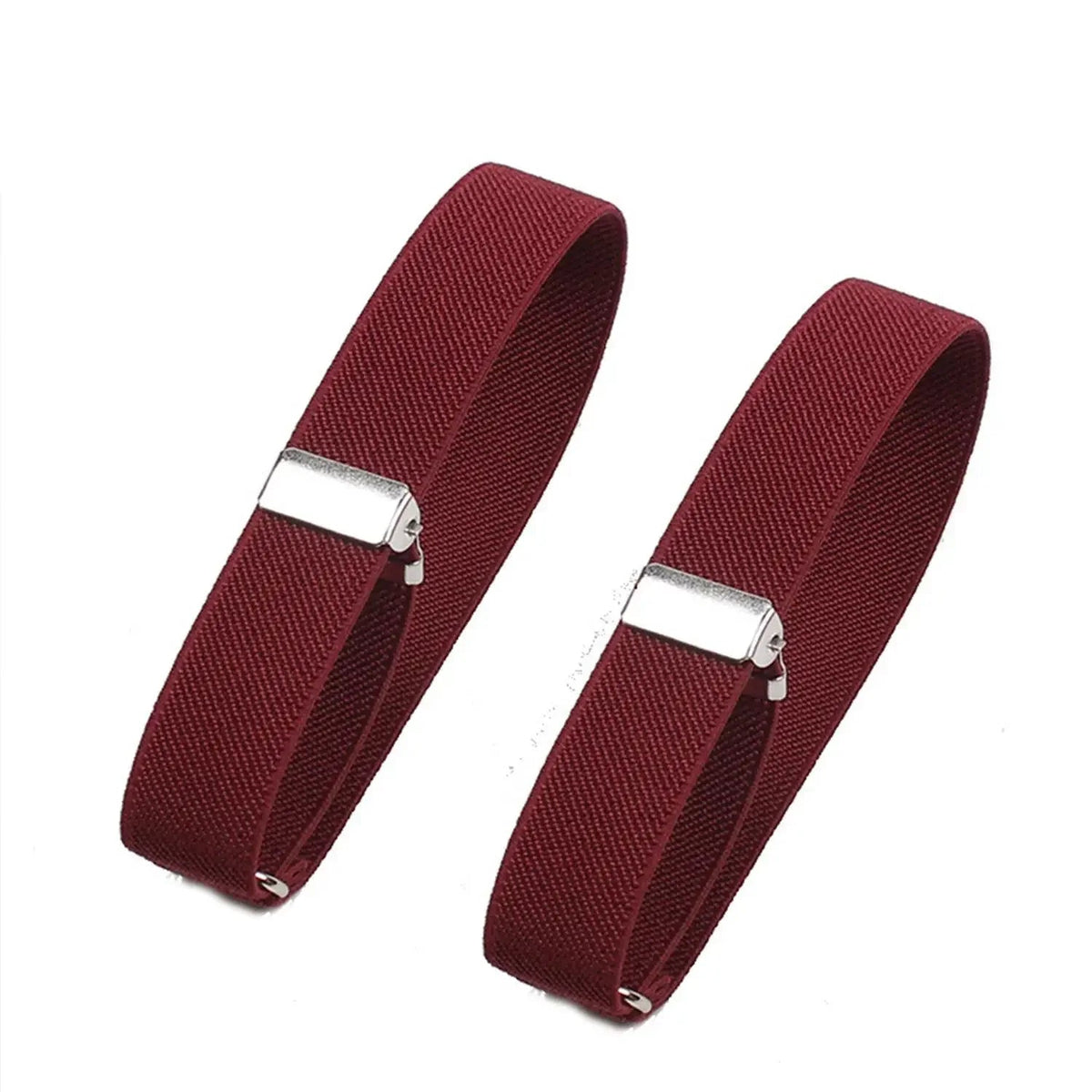 1 Pair Elastic Adjustable Armband Anti-Slip Shirt Sleeve Holders Arm Band Sleeve Bracelet Anti-Slip Shirt Sleeve Holders Quick Pick Grocers